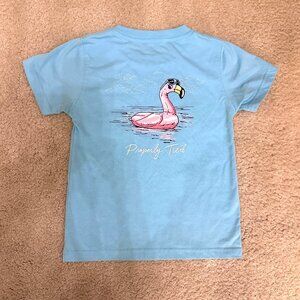 Girls' Properly Tied Flamingo Float T-shirt Size 4